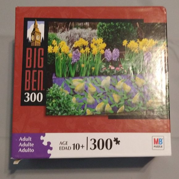 New Big Ben 300 Piece Floral Puzzle - Picture 1 of 2